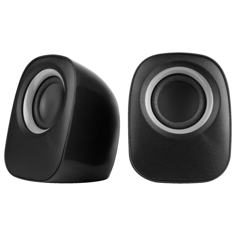 Round Black Speakers